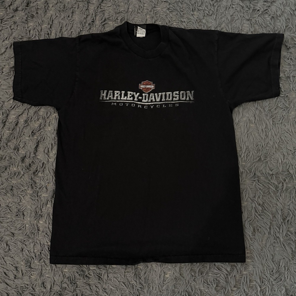 Vintage Harley Davidson Santiago Chile Biker Shirt Men's Size Xl Motorcycle 90s